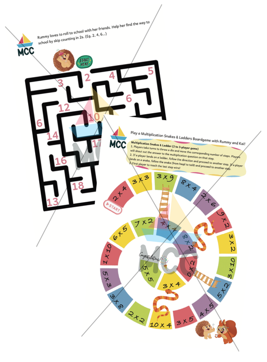 Multiplication - Play and Learn Extension Printable Pack (5-7yo)