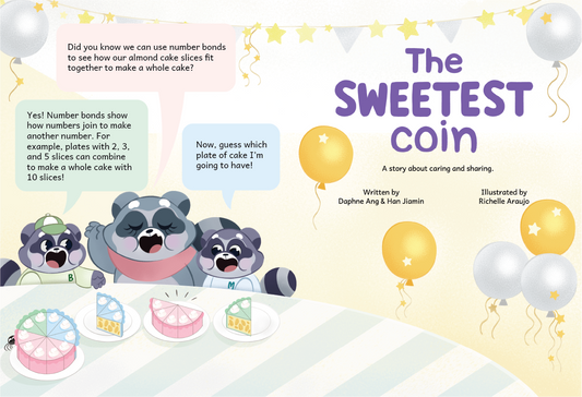 The Sweetest Coin - Number Bonds within 10, Learning the value of sharing