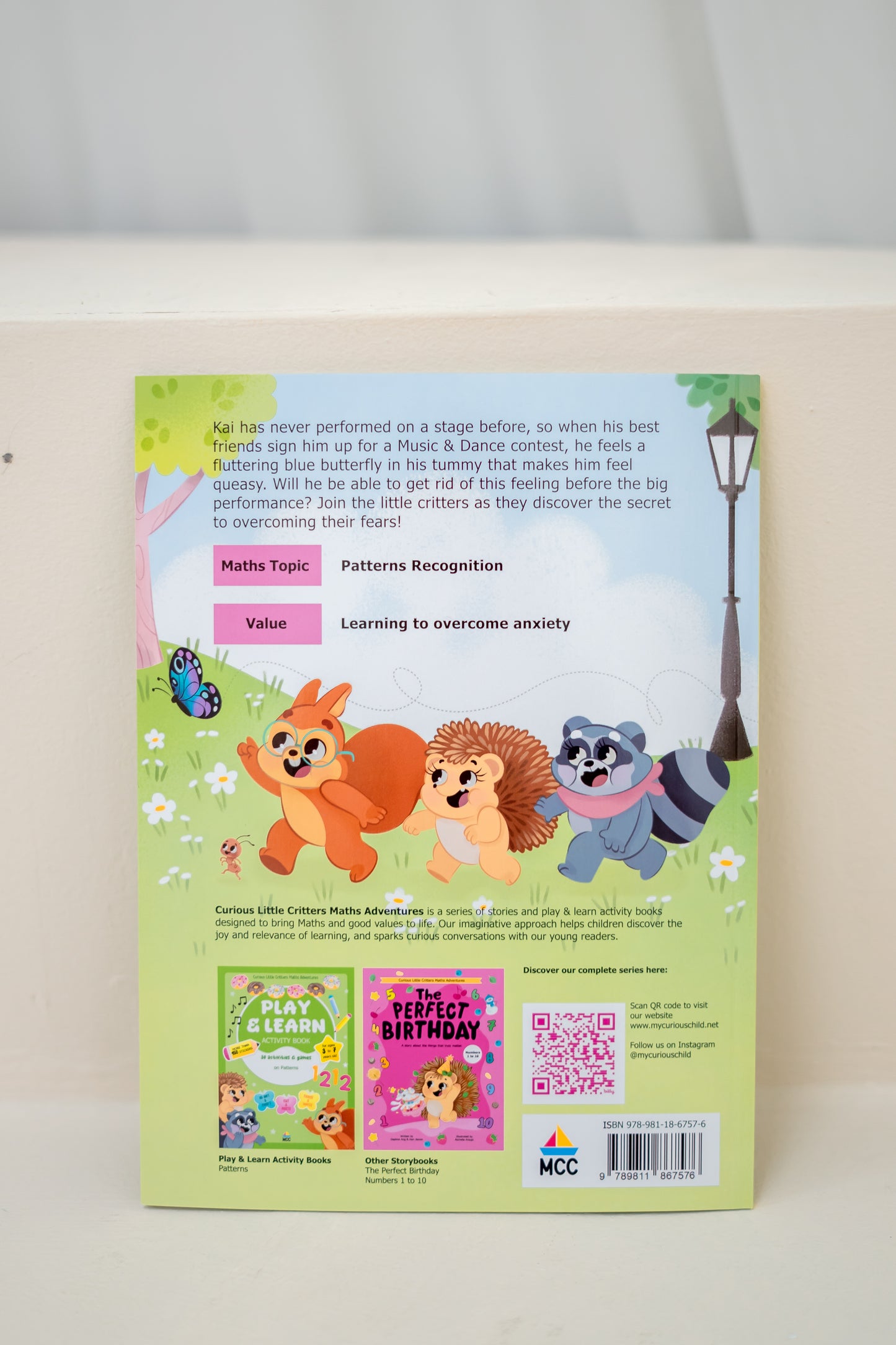 Flitter, Flutter, Jitters - Patterns Recognition, Learning to overcome Anxiety (4-7yo)