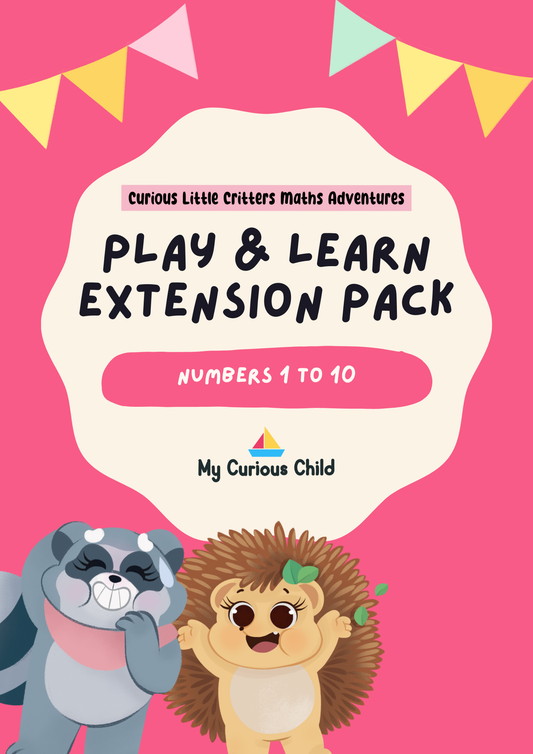 Play and Learn Extension Printable Pack - Numbers 1 to 10