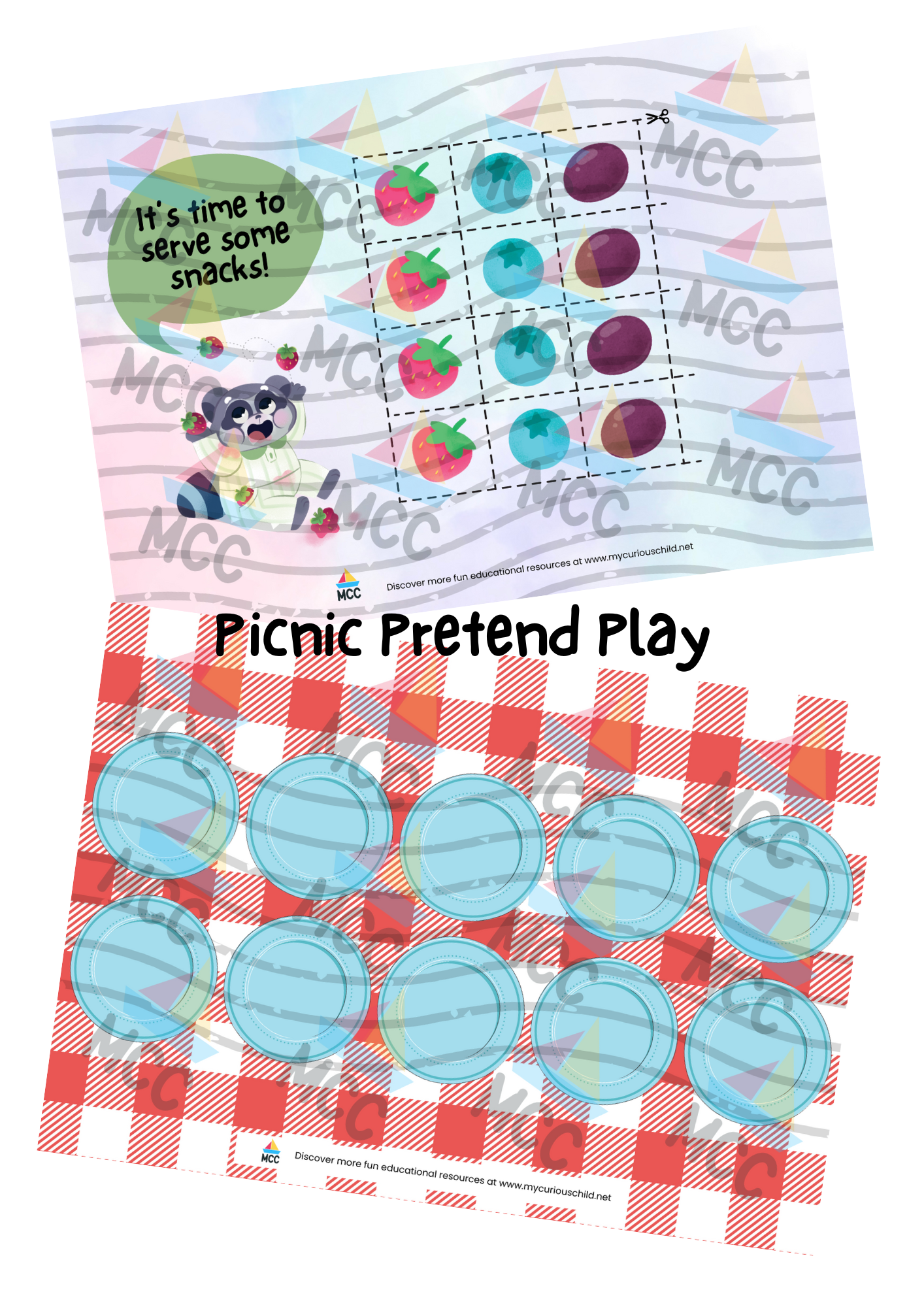 Ten-Frame Pretend Play Printable Pack