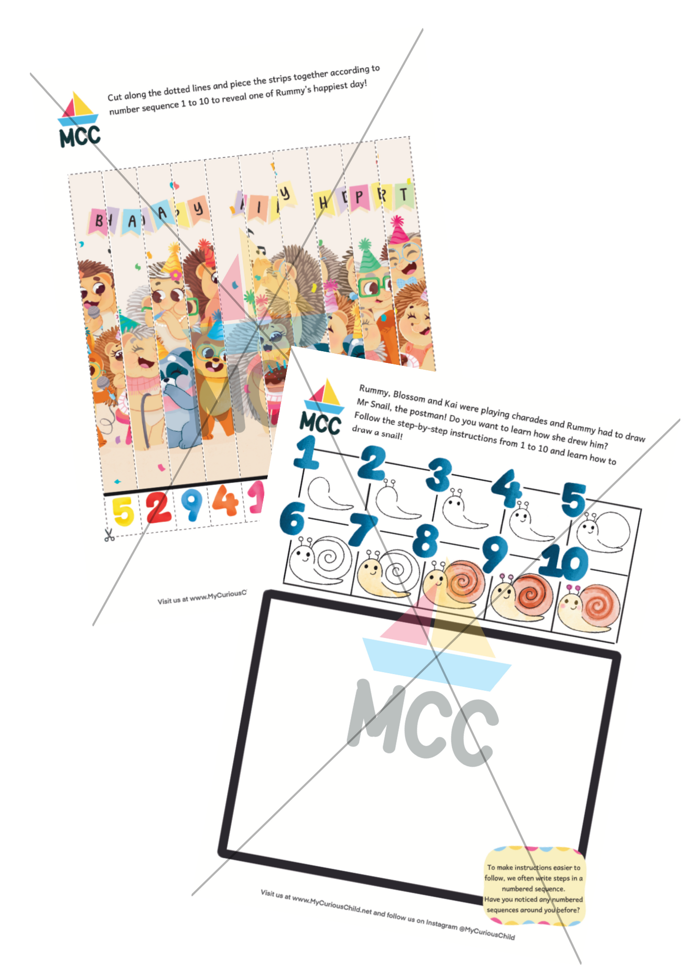 Play and Learn Extension Printable Pack - Numbers 1 to 10