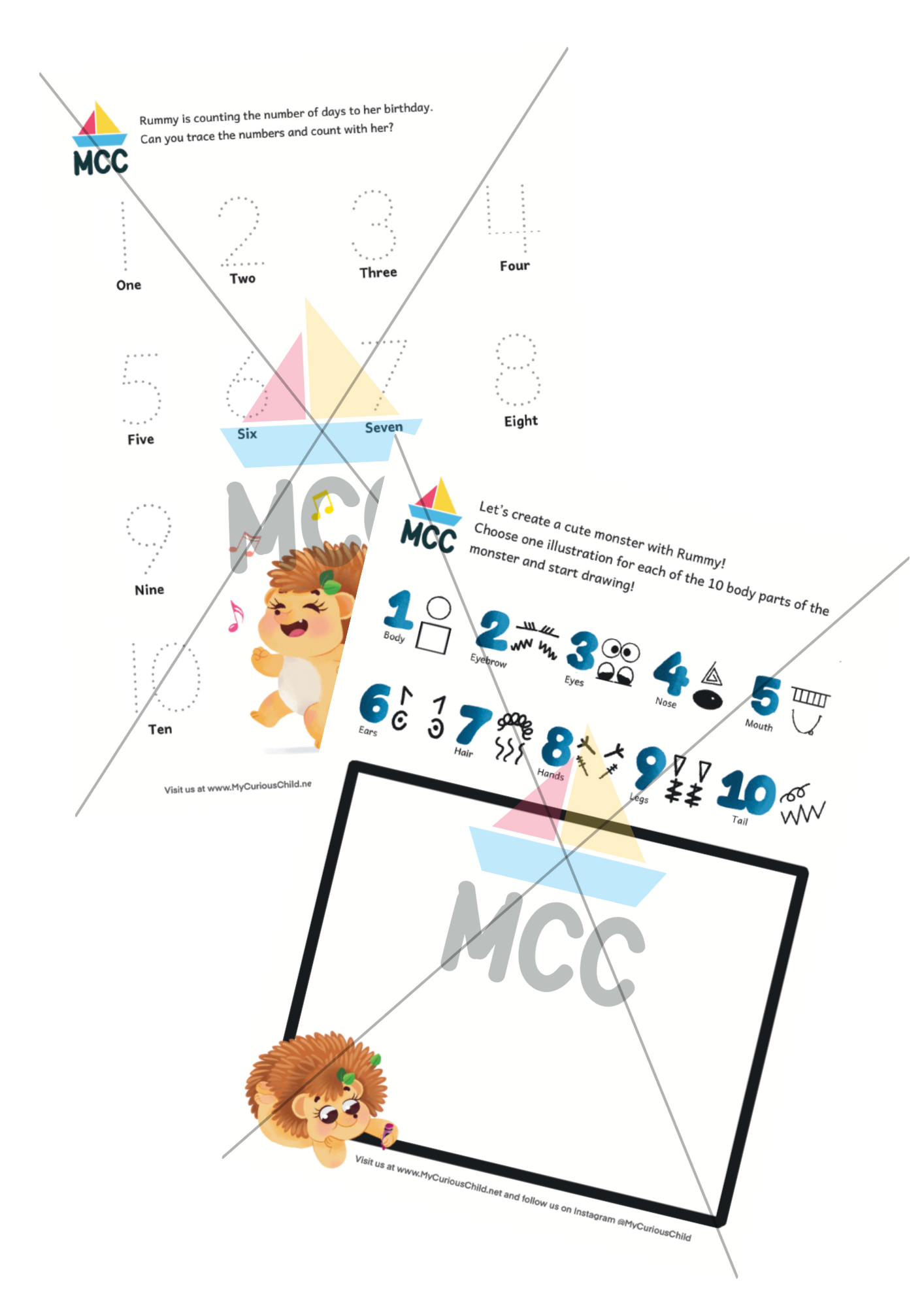 Play and Learn Extension Printable Pack - Numbers 1 to 10