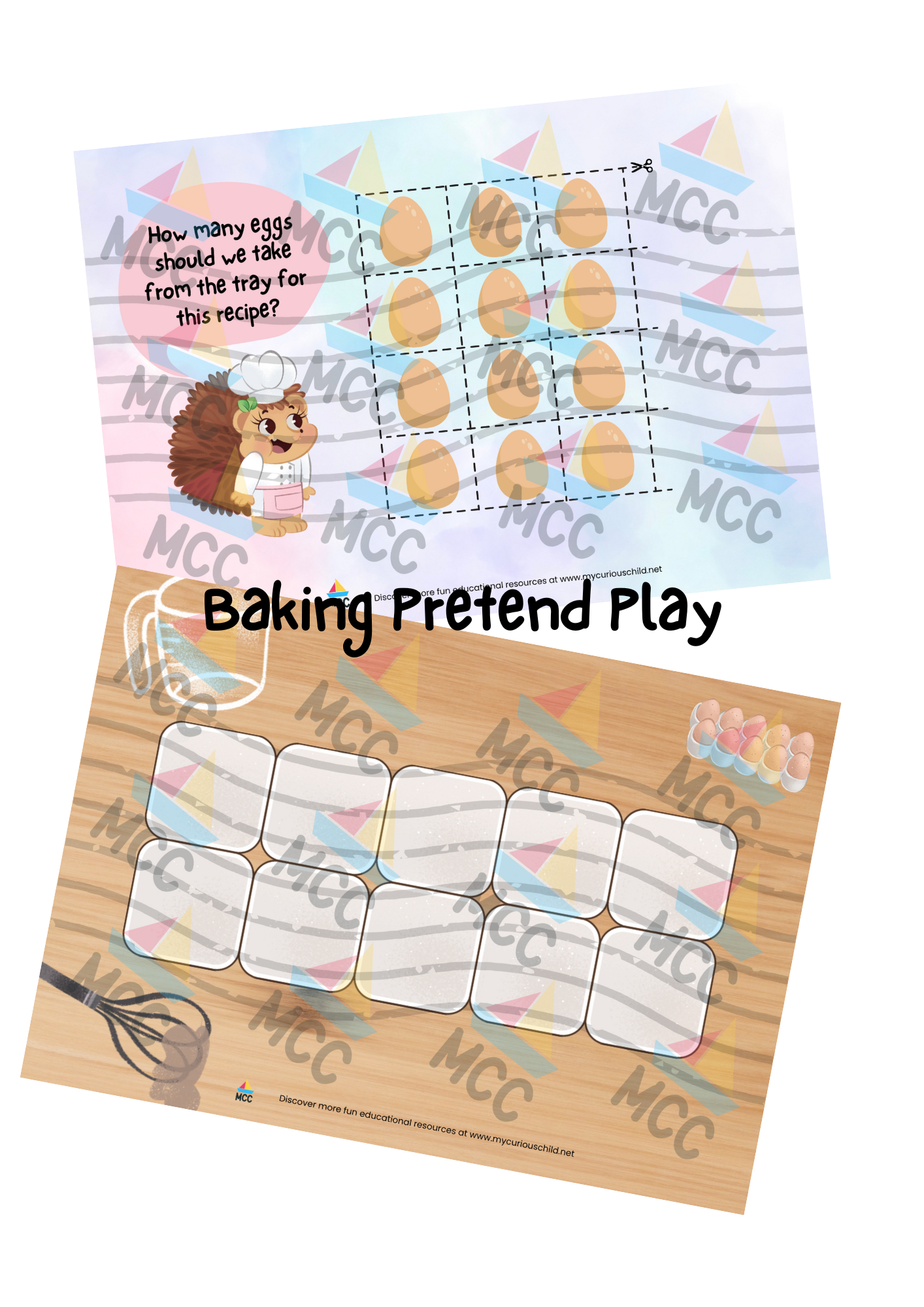 Ten-Frame Pretend Play Printable Pack