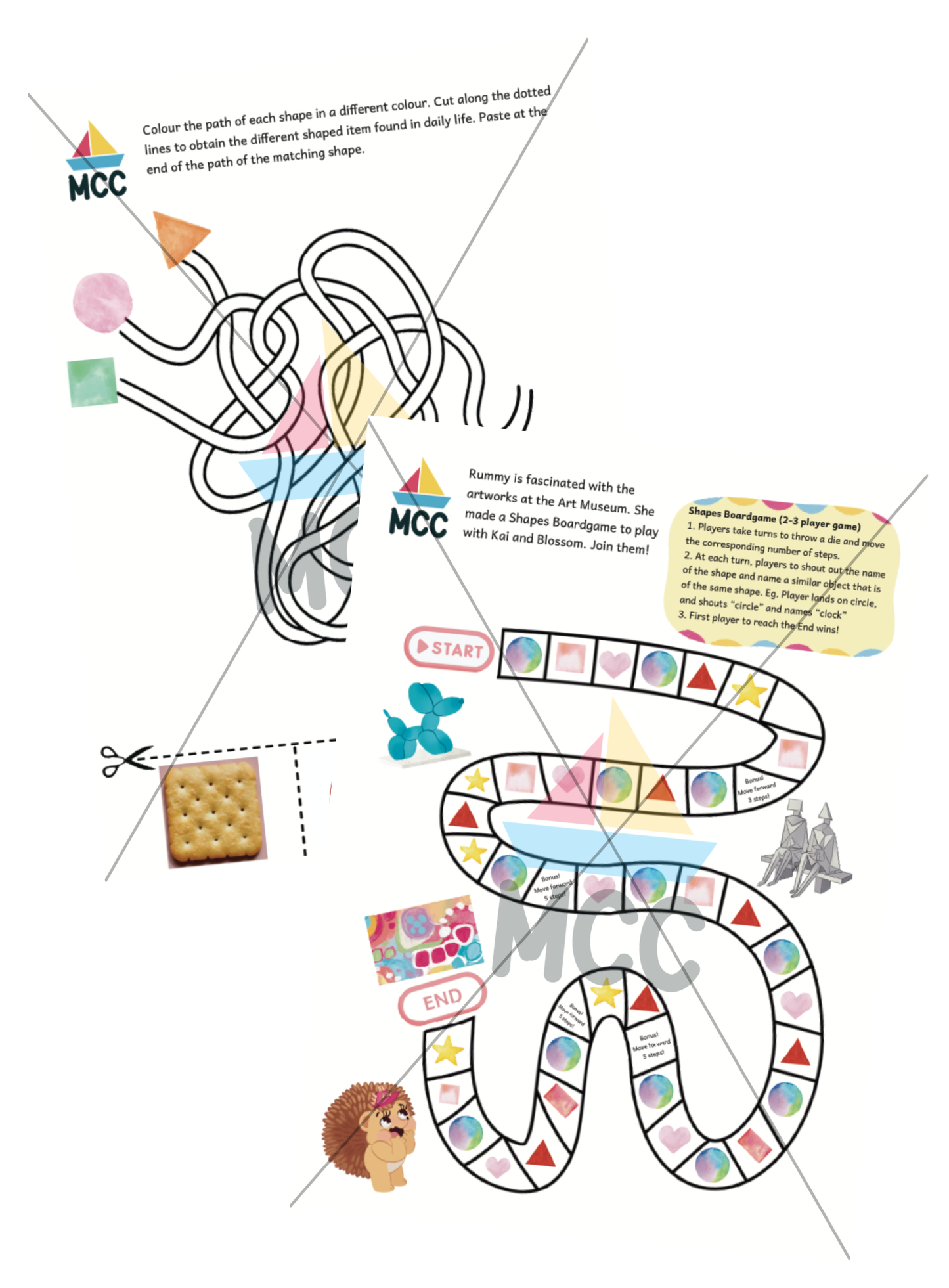 2D and 3D Shapes - Play and Learn Extension Printable Pack (4-7yo)