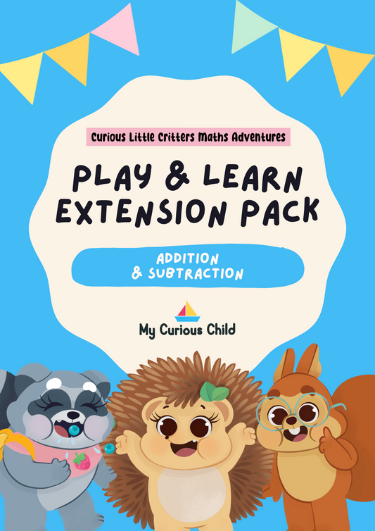 Play and Learn Extension Printable Pack - Addition and Subtraction