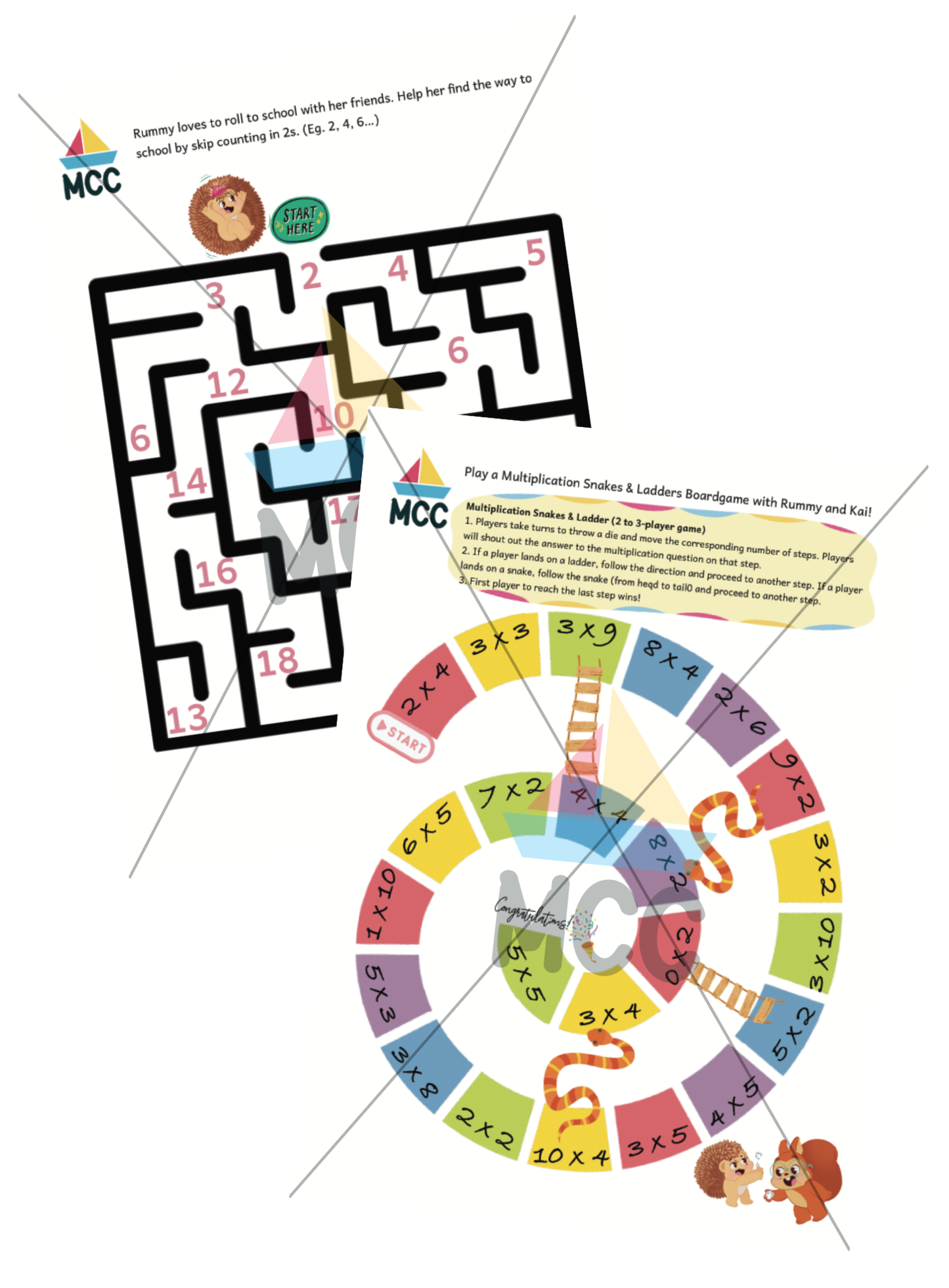 Multiplication - Play and Learn Extension Printable Pack (5-7yo)