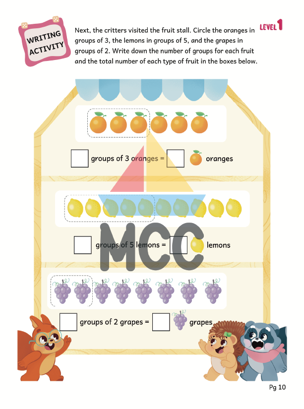 Multiplication - Play & Learn Activity Book (6-8yo)