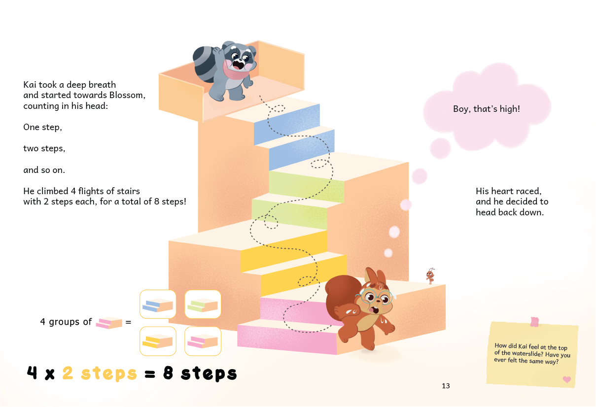 One Brave Bite - Multiplication, Learning to be brave