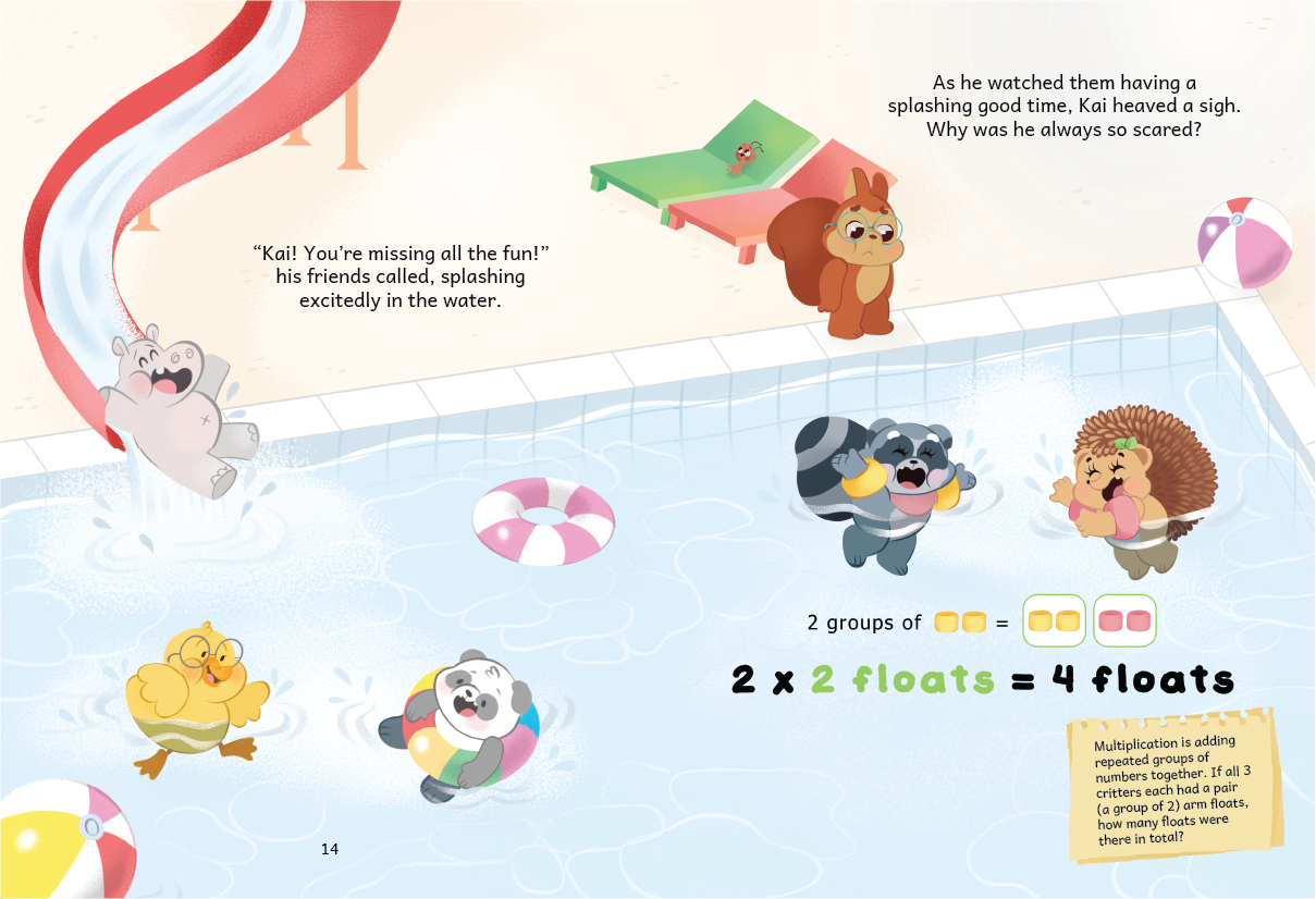 One Brave Bite - Multiplication, Learning to be brave