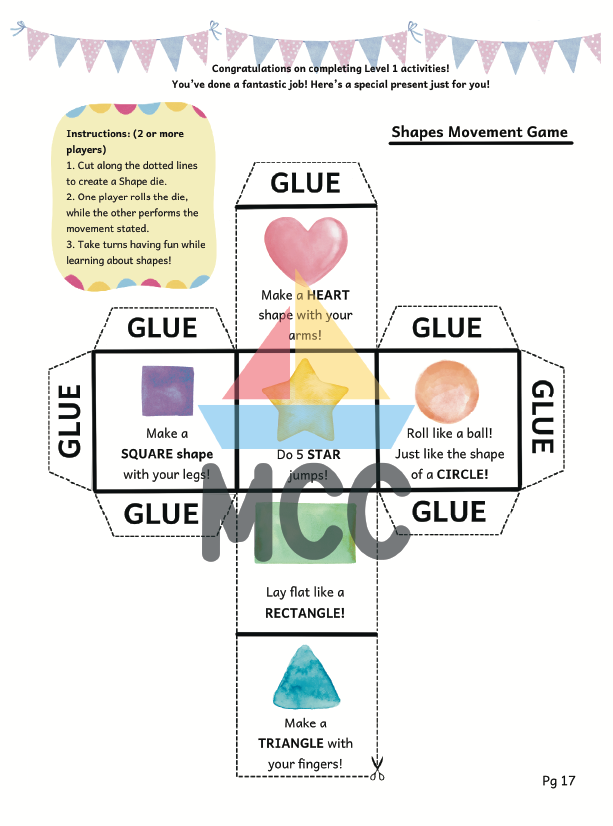 2D and 3D Shapes - Play & Learn Activity Book (5-7yo)