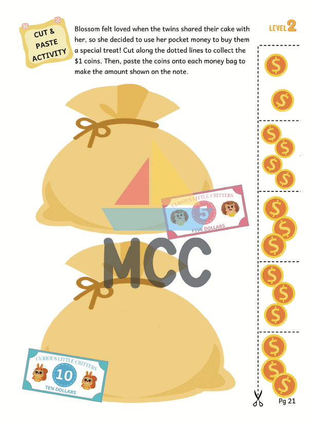 Numbers Bonds within 20 - Play & Learn Activity Book (5-7yo)