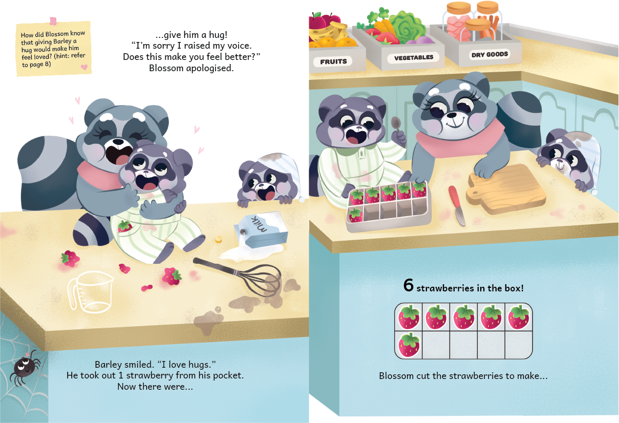 The Breakfast Surprise - Counting, One-to-one correspondence, Learning how to show Love