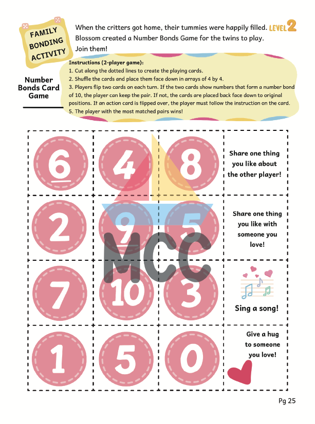 Numbers Bonds within 20 - Play & Learn Activity Book (5-7yo)