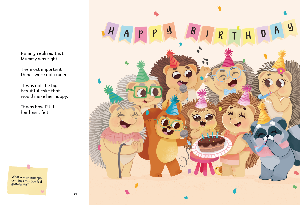 The Perfect Birthday - Numbers 1 to 10, Learning to be Grateful