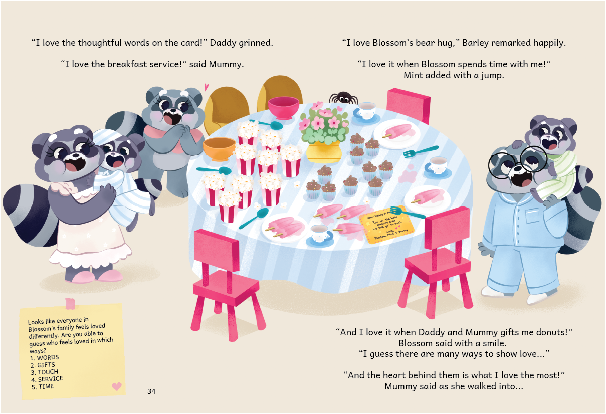 The Breakfast Surprise - Counting, One-to-one correspondence, Learning how to show Love