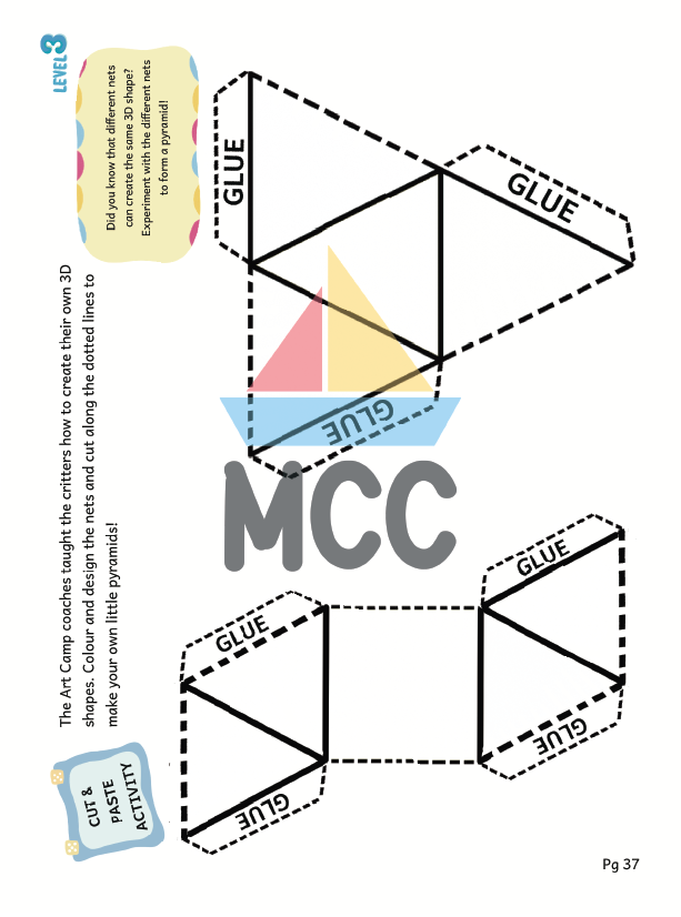 2D and 3D Shapes - Play & Learn Activity Book (5-7yo)