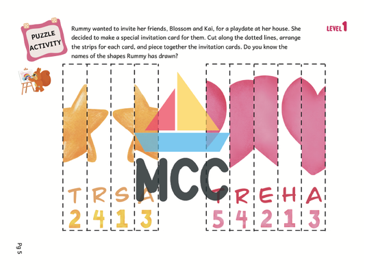 2D and 3D Shapes - Play & Learn Activity Book (5-7yo)