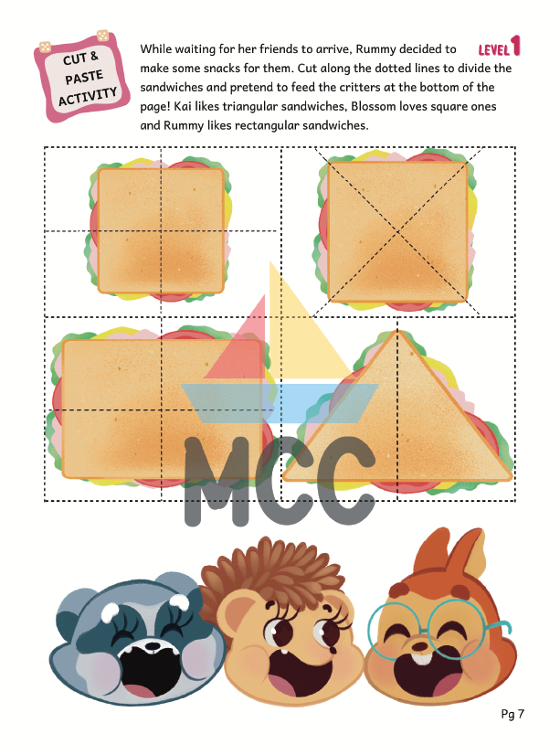 2D and 3D Shapes - Play & Learn Activity Book (5-7yo)