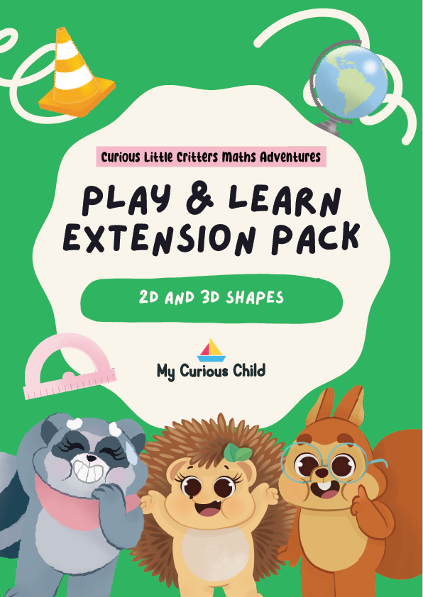 2D and 3D Shapes - Play and Learn Extension Printable Pack (4-7yo)