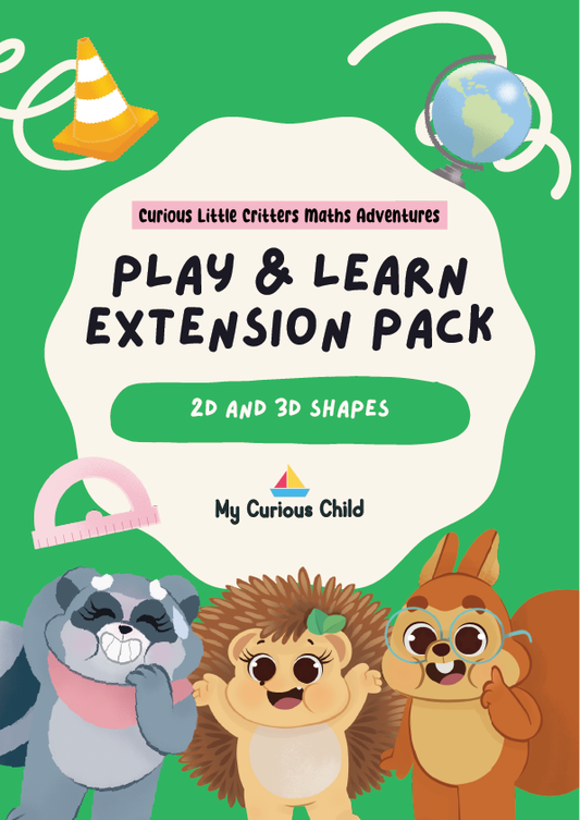 2D and 3D Shapes - Play and Learn Extension Printable Pack (4-7yo)