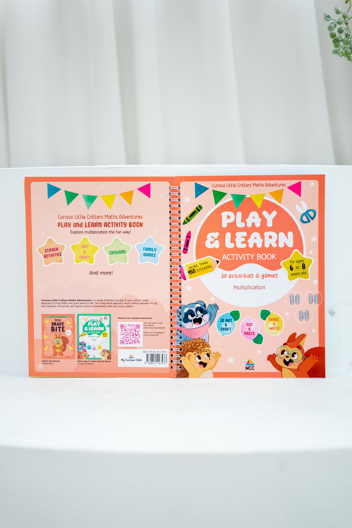 Multiplication - Play & Learn Activity Book (6-8yo)