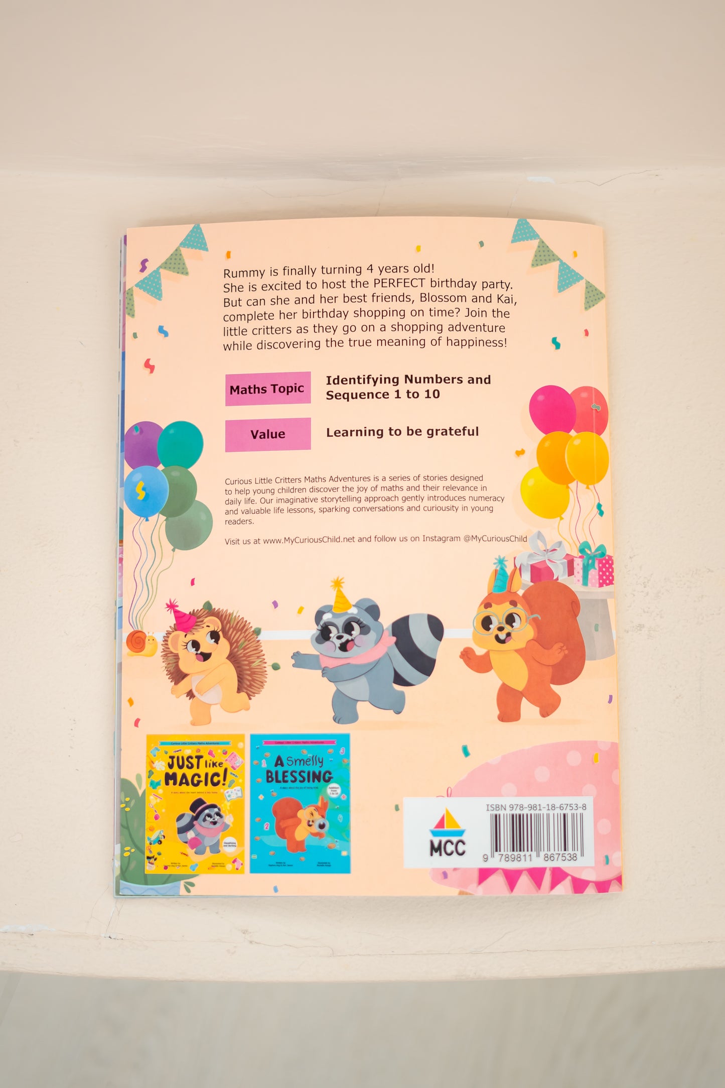 The Perfect Birthday - Numbers 1 to 10, Learning to be Grateful