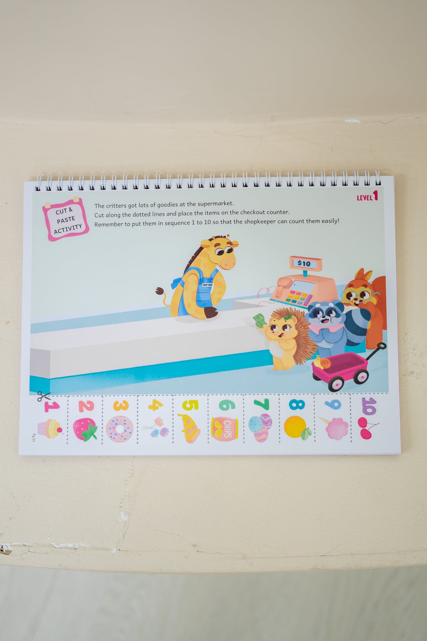 Numbers 1 to 30 - Play & Learn Activity Book (3-7yo)