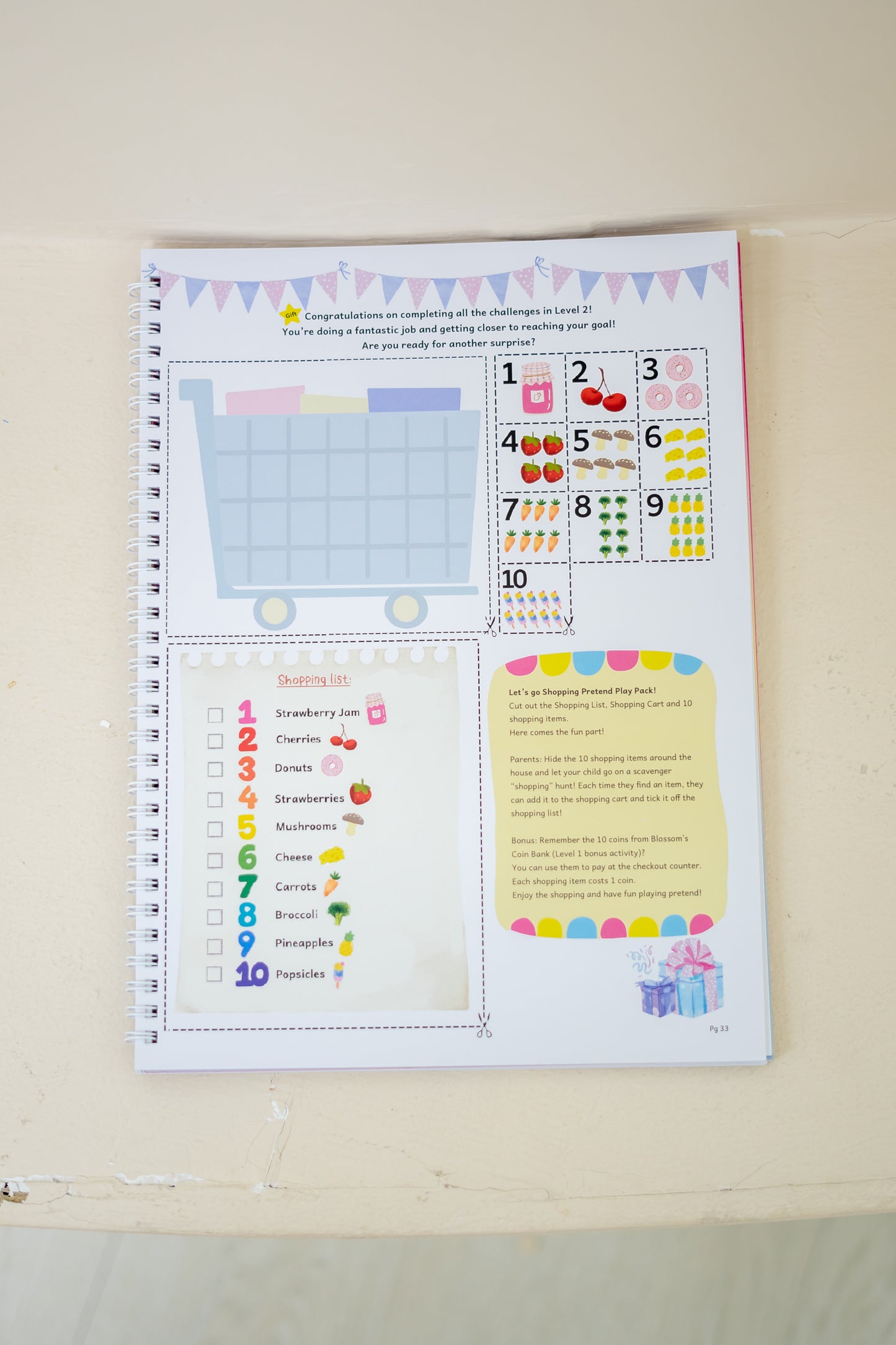 Numbers 1 to 30 - Play & Learn Activity Book (3-7yo)