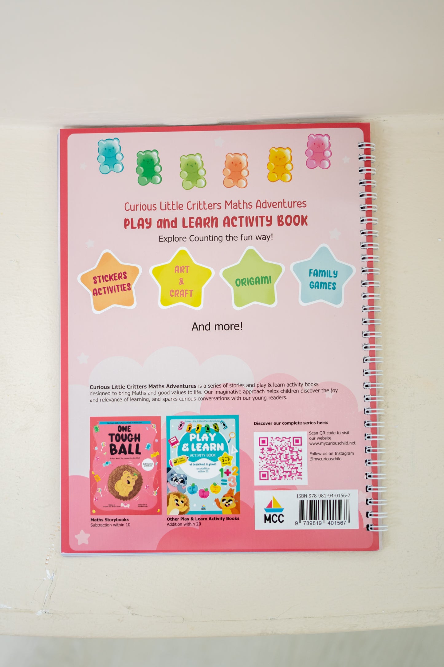 Subtraction within 20 - Play & Learn Activity Book (5-7yo)