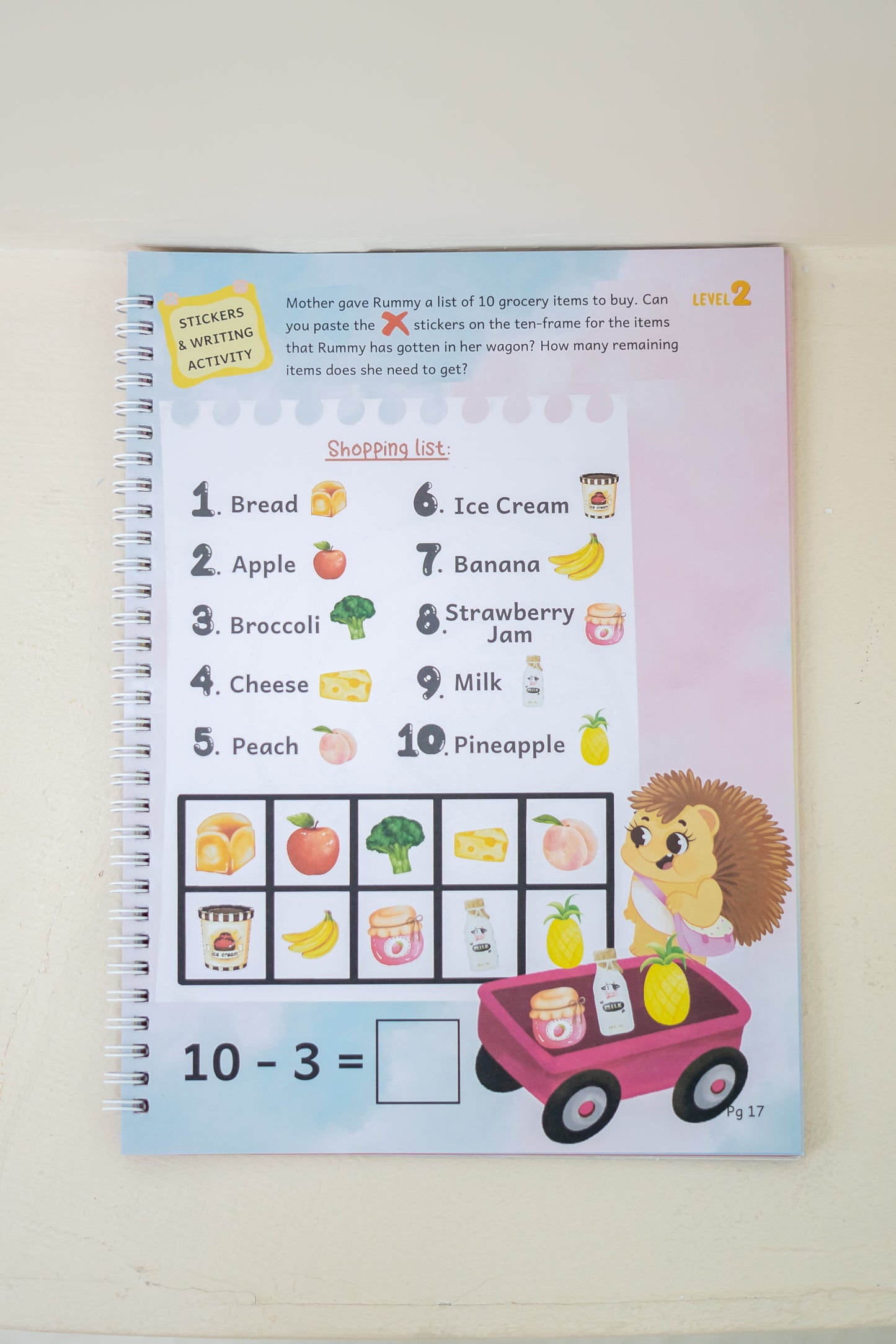 Subtraction within 20 - Play & Learn Activity Book (5-7yo)