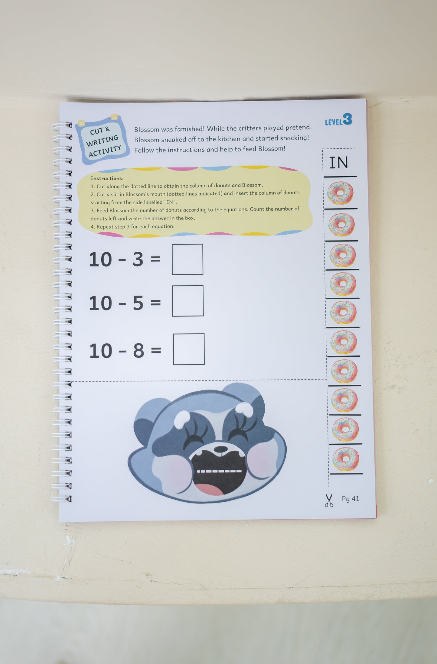 Subtraction within 20 - Play & Learn Activity Book (5-7yo)