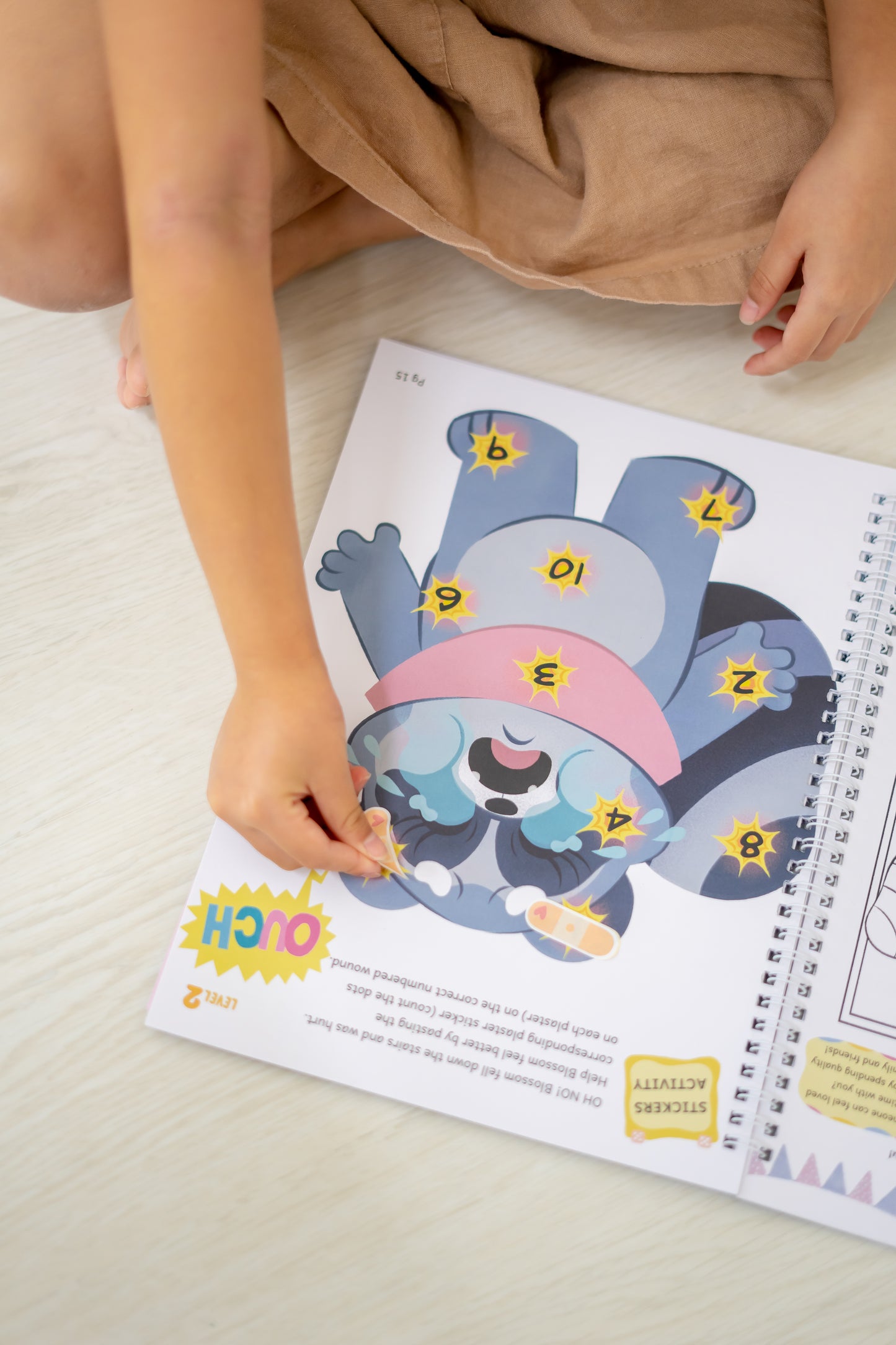 Counting to 10, One-to-one correspondence - Play & Learn Activity Book (3-7yo)