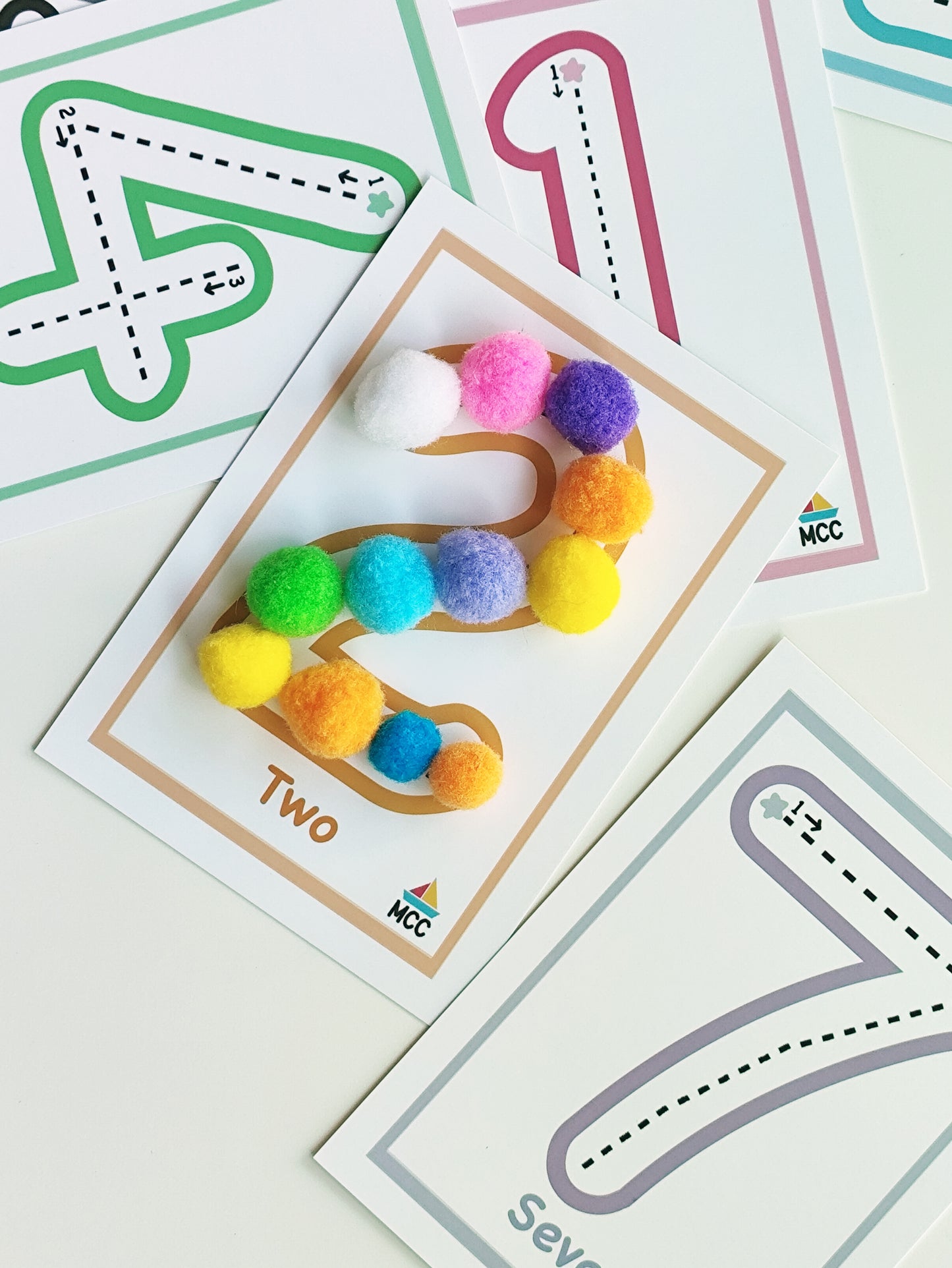 Numbers 1 to 10 Reusable Tracing Cards