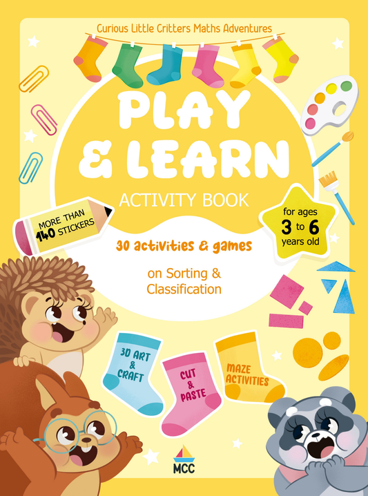 Classification and Sorting - Play & Learn Activity Book (3-6yo)