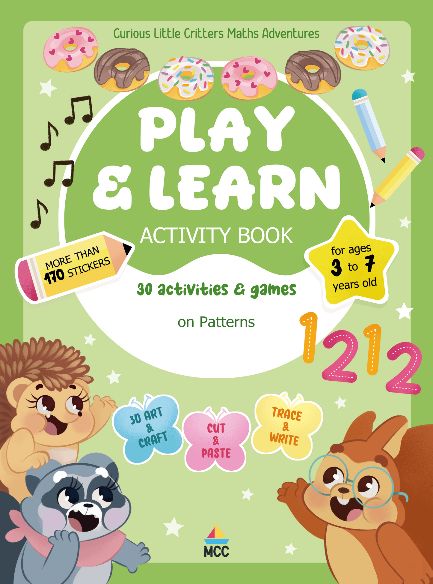 Patterns - Play & Learn Activity Book (3-7yo)